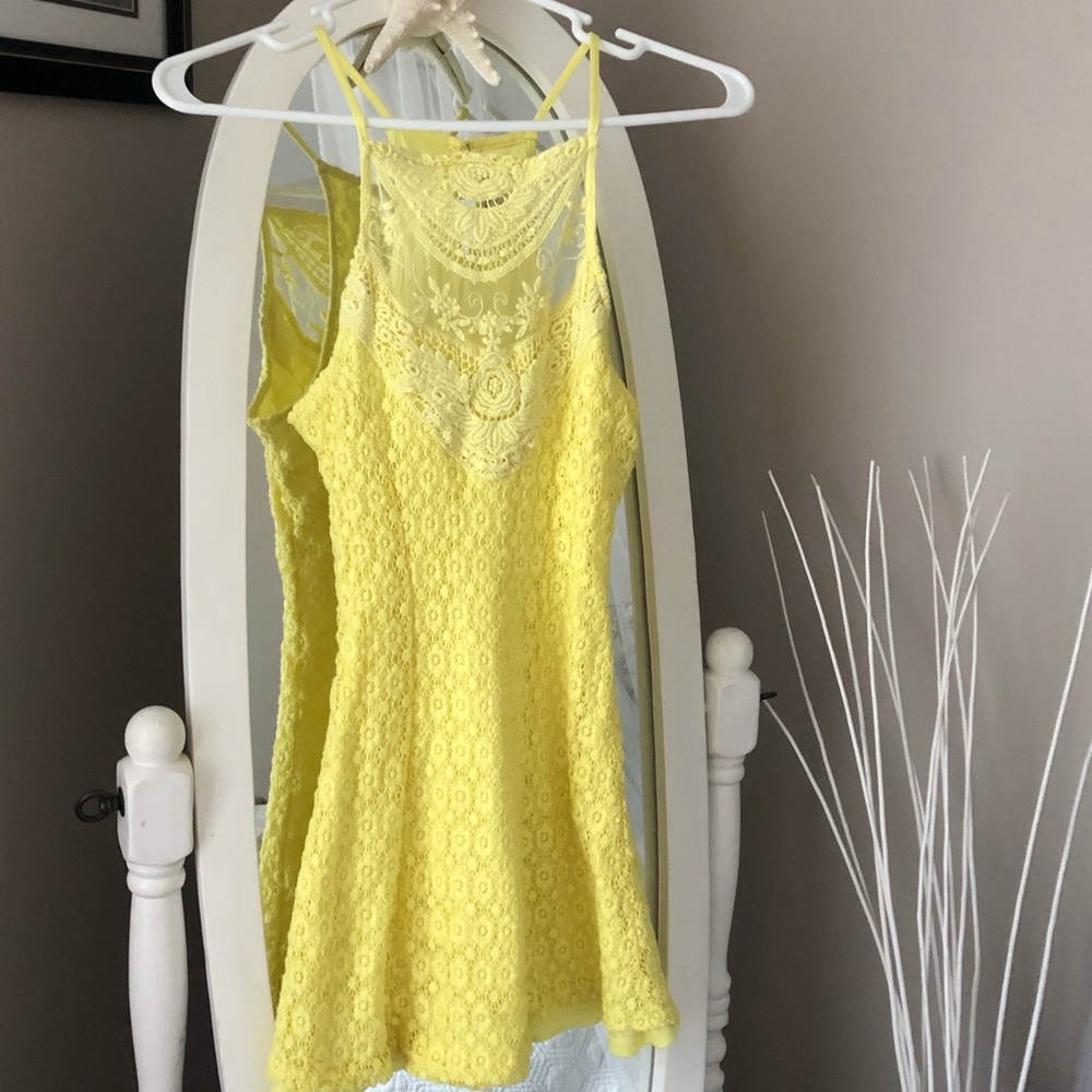 Yellow Lace Dress💛☀️